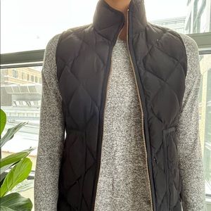 J crew quilted vest XS